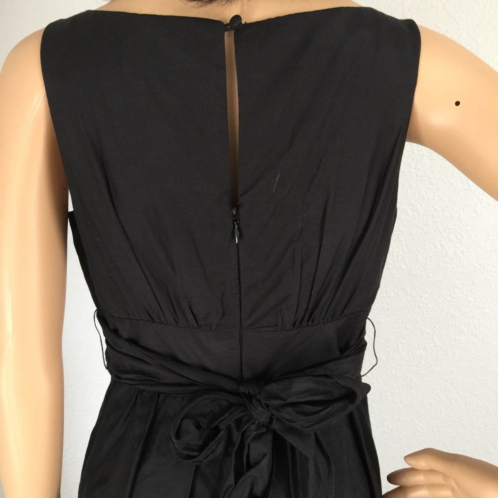 Simple Black Ruffle Dress WHBM - Picture 7 of 8